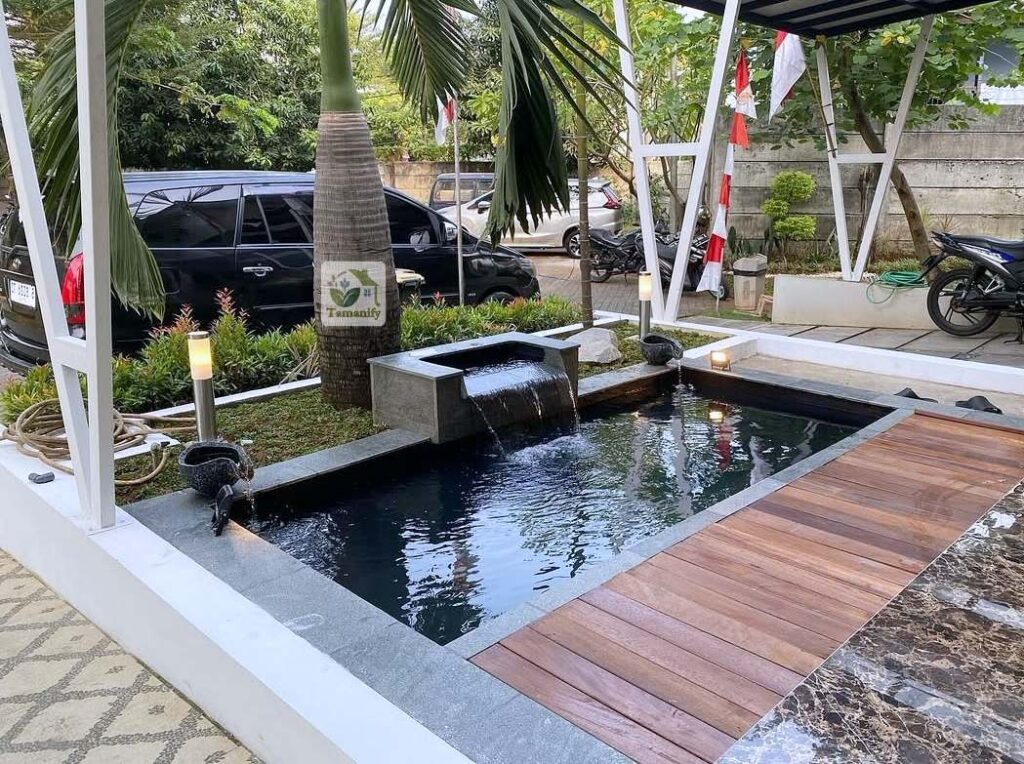 tukang kolam koi minimalis bekasi